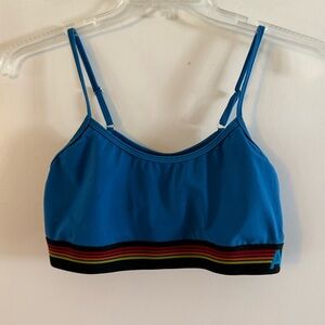 Aviator Nation Blue Sports Bra